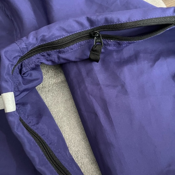 [M]Tera Gear Purple Windbreaker Jacket Reflective Pullover Waterproof - Picture 3 of 7
